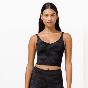 Lululemon size 12 Black Camouflage Crop Top